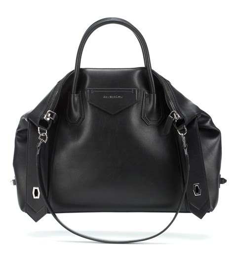 givenchy antigona medium leather shopping tote black|givenchy antigona sale.